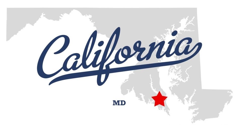 Map of California, MD